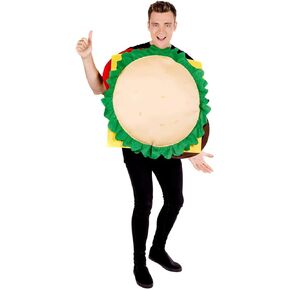 fun shack Hamburger Costume Fast Food Funny Halloween Costumes One Size