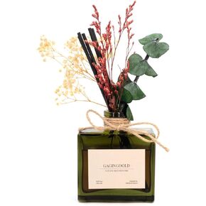 Reed Diffuser Set, 6.09 fl oz Herbaceous Scent Diffuser with Sticks, Reed Diffusers for Home Fragrance & Decor, Gift for Men & Women.