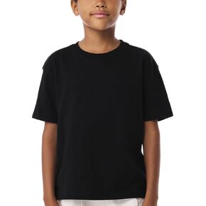 Go2 Boys 'Boys الثقيل 6oz القطن تي شيرت قصير الأكمام ، مصنوع في الولايات المتحدة الأمريكية