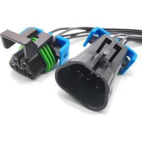 5 pin Headlight Assembly Male and Female Sealed Pigtail Connector Compatible with GM Pontiac G6