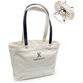 Canvas Tote Bag for Women,Simple Women tote bag with Pockets,Heavy Duty Work Tote For College Teacher Beach Travel Shopping