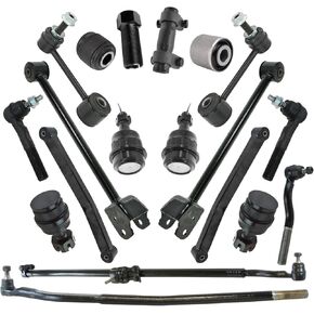 مجموعة TRQ Front Steering and Suspension متوافقة مع 2007-2017 Jeep Wrangler 2018 Wrangler JK