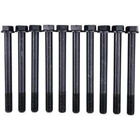 10Pcs Cylinder Head Bolt 1J700-04560 1J70004560 Compatible with Kubota Engine V2607 Excavator U48-4 U55-4 KX057-4 Loader SSV65 R065 R630CA