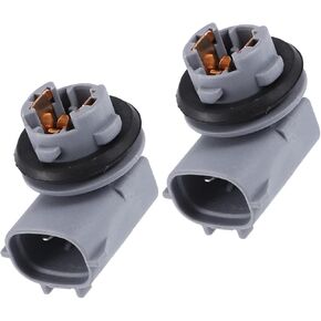 Car Rear Bumper License Plate Light Bulb Socket Connector 90075-60005 for Toyota Tacoma Tundra 2006-2007 (Set of 2) Replacement