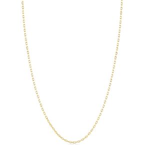 Gelin 14k Solid Gold Thin Chain Necklace for Women