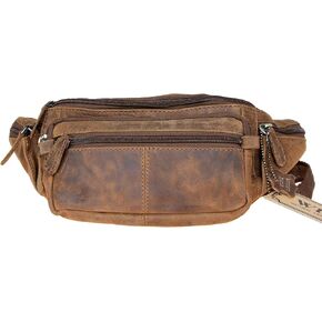Genuine Leather Belly Bag - Waist Pack - Kidney Bag - when you need to keep your stuff with you