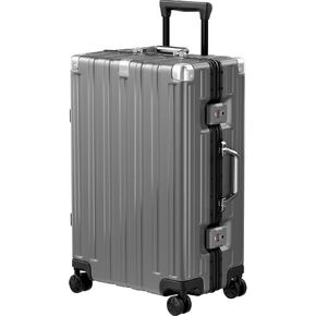 Krute Luggage Aluminium Frame Zippperless Metal Ageved Luggage PC Noble+ABS ABS خفيفة الوزن الثابت