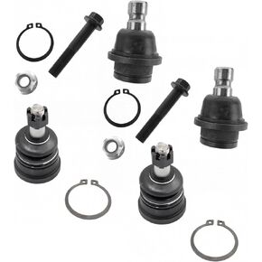 TRQ Front Ball Joint Set Compatible with 2005-2019 Nissan Frontier 2005-2012 Pathfinder 2005-2015 Xterra