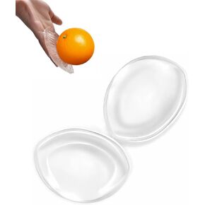 Double Sided Sticky Bra Inserts, Reusable Self Adhesive Silicone Push Up Clear Gel Sticky Breast Enhancers