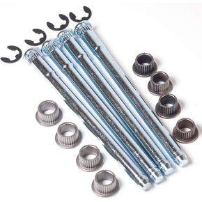 38416 Chevy C1500 2500 3500 Door Hinge Pin Bushing Repair Kit Tahoe GMC Yukon Truck SUV1988 1989 1990 1991 1992 1993 1994 1995 1996 1997 1998 1999-2002 15562609 15691493 93 94 95 96 97 98 99 20(1Set）