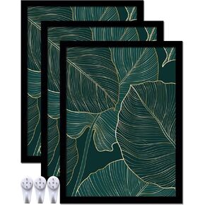 Black Picture Frame, 12x16 Picture Frame for Photo Poster Canvas Certificate Document Display Horizontally or Vertically High Transparent Wall Gallery(Size 12 x 16 inches)