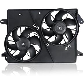 A/C Condenser Radiator Cooling Fan Assembly CH3115132 5137714AA Compatible with 2005-2009 Chrysler 300 Compatible with 2005-2008 Dodge Magnum Compatible with 2006-2009 Charger Pickup Truck