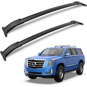 165lbs Aluminum Roof Rack Cross Bars Compatible for 2015-2020 Chevy Suburban Tahoe Compatible for GMC Yukon XL Cadillac Escalade ESV Rooftop Luggage Carrier Rack for Bike Canoe Kayak
