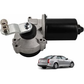 401064 New Front Windshield Wiper Motor Compatible with Cadillac CTS 2003-2007, Cadillac SRX 2004-2006, Cadillac STS 2005-2011 OE# 12487632