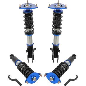 Coilover Lowering Kit Adjustable Damping Height SCITOO Damper Coilover Suspension fit for 2016-2017 for Subaru for Crosstrek,2013-2015 for Subaru for XV Crosstrek,Replacement Suspension Coil Springs