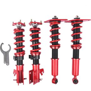 GELUOXI Height Adjustable Coilover Suspension Shock Absorber Lowering Kit Replacement for 2000-2006 Nissan Sentra Sunny Coilovers Springs Struts