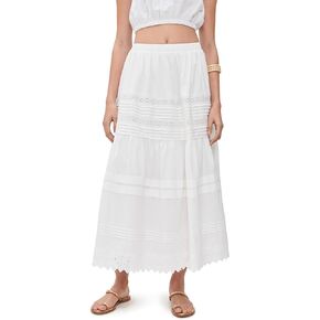 Pixie Market Women's Cotton Eyelet Skirt