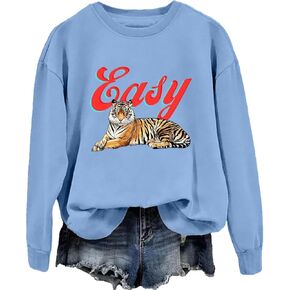 Tiger Easy Sweatshirt for Men and Women - Festival Style