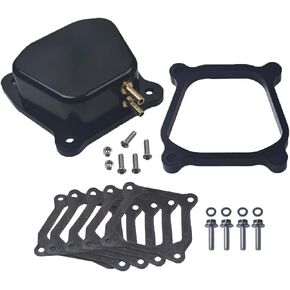 بليت صمام الألومنيوم غلاف فاصل لـ Predator 212cc 196cc non-hemi لـ Coleman CT200U BT200X MINI BIKE KT196 GO KART BAJA HISUN TILLOTSON CLONE 196CC Engine FITS HONDA GX160 GX200