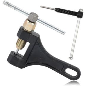 Motorcycle Chain Breaker with a Rack, Bicycle Chainbreaker Tool Chain Link Splitter Tool Chain Cutter Remover Compatible with Pit Bike ATV Kart Small Motorcycle 420 428 520 525 528 530