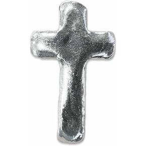 1 oz Silver poured cross Jesus Christ Easter in pouch