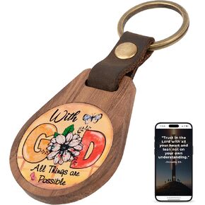 Cross Keychain مع تقنية NFC ، سلاسل المفاتيح المسيحية للرجال والنساء ، Cross Key Chain من أجل الإيمان والإلهام