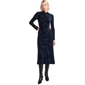 Sea Women's Alia Stretch Burnout Velvet Dress