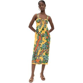 Alemais ALÉMAIS Women's Flame Midi Dress in Kuwait