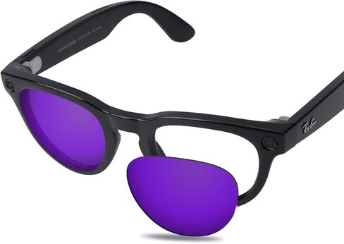 100% Precise-Fit Replacement Sunglass Lenses for Ray-Ban Meta Headliner RW4009 50mm in Saudi Arabia