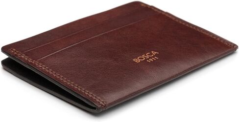 Weekend Wallet Card Case Dolce Matte Leather Dark Brown in Saudi Arabia