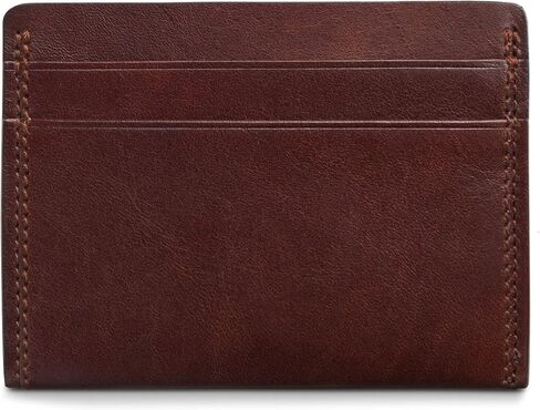 Weekend Wallet Card Case Dolce Matte Leather Dark Brown in Saudi Arabia