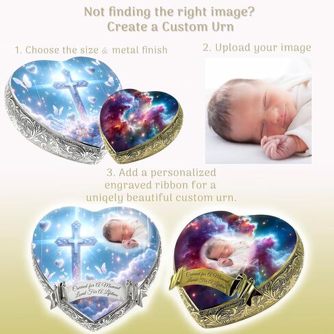 Blue Footprints Baby Urns for Ashes Personalized Baby Urn and Decorative Infant Urns for Baby Girl and Infant Urns for Baby Boy Keepsake or Small Baby Urns for Ashes Boy or Girl Infants in Saudi Arabia