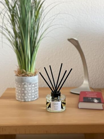 REED Diffuser ، 6.76 Fl Oz (200ml) - ناشر رائحة الخيزران الطازجة للمنزل ، المكتب ، الحمام - العطور المنزلية الأنيقة مع عصي الناشر in Saudi Arabia
