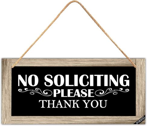 Welcome Sign for Front Door Decor, No Soliciting Sign, Family Friends and Neighbors Welcome Hanging Wood Sign Plaque in Saudi Arabia