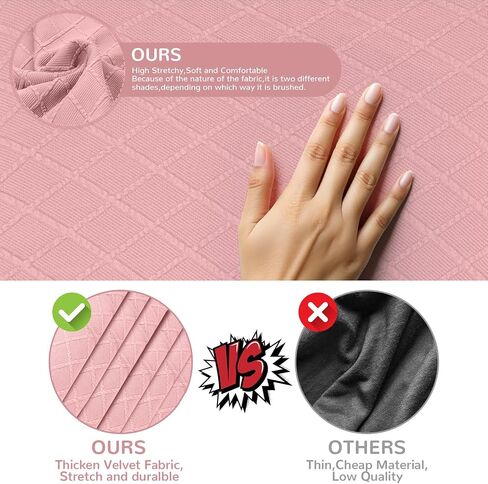 Office Computer Chair Seat Cover, Desk Chair Seat Covers Stretchable, Chair Cover for Office (Pink) in Saudi Arabia