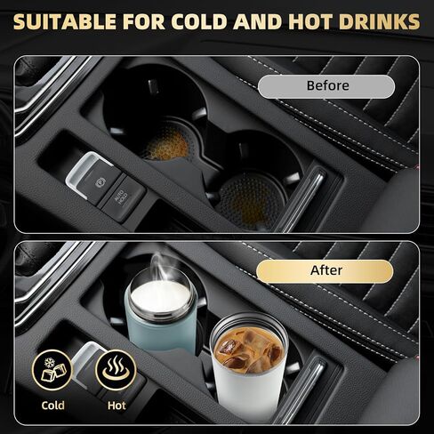 سيارات السيارات 4 أجهزة كمبيوتر ، وقوادف كأس للسيارات 2.75 بوصة غير قابلة للانزلاق ، وقائحة السيارات لأصحاب الكؤوس المضادة للغبار ، وحامل الكأس مقاوم للماء ، والملحقات الداخلية ، والأحمر in Kuwait