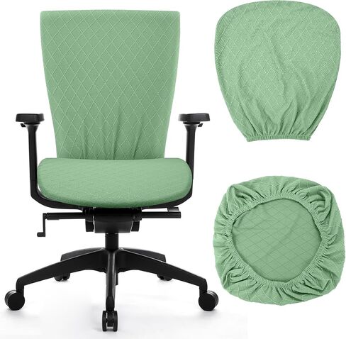 Office Computer Chair Seat Cover, Desk Chair Seat Covers Stretchable, Chair Cover for Office (Pink) in Saudi Arabia