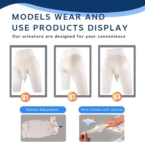 Urine Collector for Women Leg Bags Catheter Reusable Portable Hidden Type Standing Use (Female-White-XL) in Saudi Arabia
