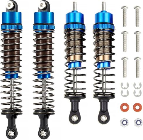 RC Car Oil Shocks Absorber Damper For Tamiya Super Hornet Grasshopper 2 Replacement Upgrade Parts（Red） in Kuwait