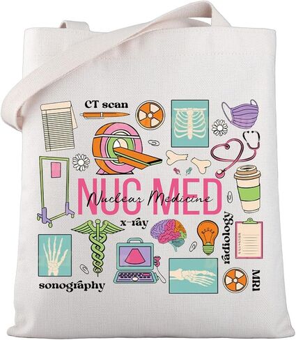 WSNANG Nuclear Medicine Technologist Tote Bag Nuc Med Tech Gift Nuclear Medicine Tech Appreciation Gift Radiologist Gift in Kuwait