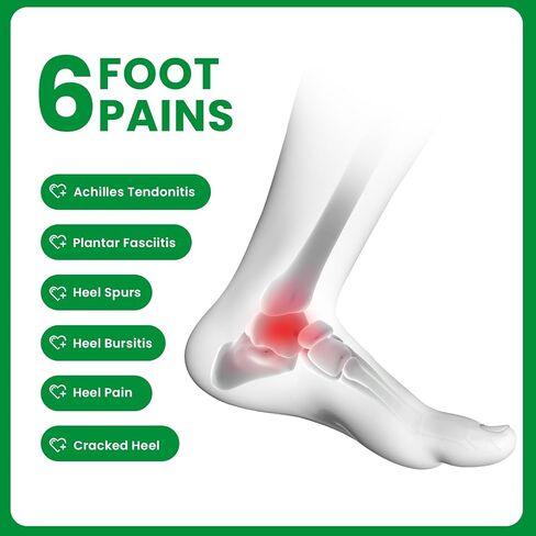 Plantar Fasciitis Gel Heel Protectors - Bukihome Heel Cups for Women Men Heels Spur Pain Relief - Heel Inserts Pads for Achilles Tendinitis Dry Cracked Heel Support Cushion,Men 5-8|Women 4.5-9 (Beige) in Saudi Arabia