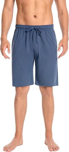 2Pack Men's Bottom Cotton Shorts Loungewear Pyjama Pants Nightwaer Trousers With Pockets,S-XXL. in Kuwait