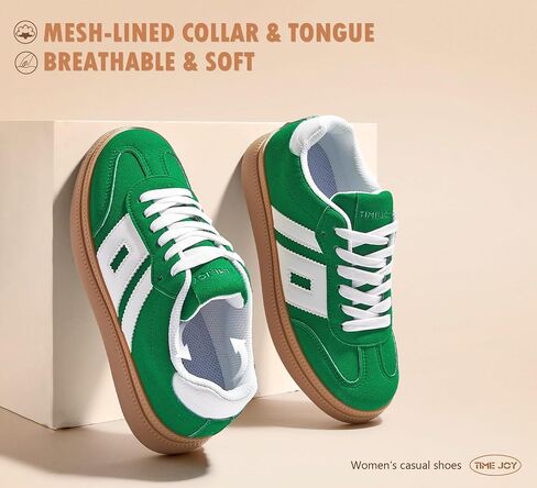 Women's Platform Sneakers Vintage Tennis Shoes with Thick Rubber Gum Sole Breathable Cushioned Comfort for Casual, Sporty & Streetwear in Saudi Arabia