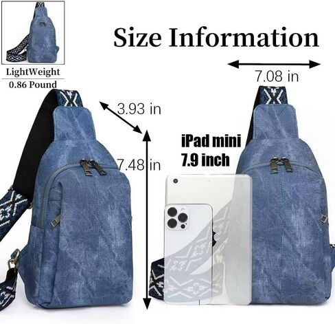 Sling Bag for Women Crossbody Purse Vegan Leather Crossbody Bags Fanny Pack Purse Backpack Over Shoulder Bag with Adjustable Guitar Strap for Travel, Brown in Saudi Arabia