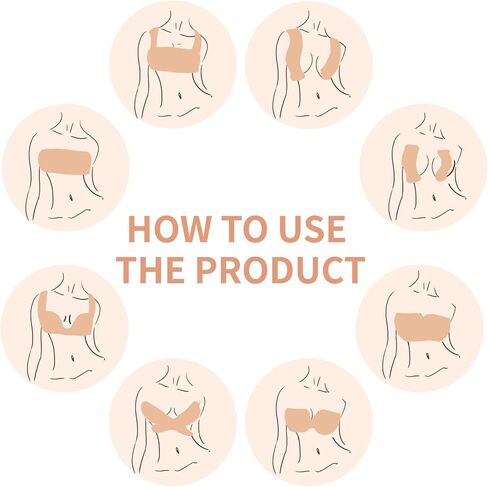 Boobytape for Breast Lift, Push Up Nipple Tape, Breast Tape for Large Breasts A-G Cup Beige, Waterproof Sweat-Proof in Saudi Arabia