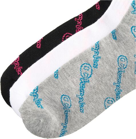 Champion Women's Hollow Script Crew Sock, 3-Pair in Saudi Arabia