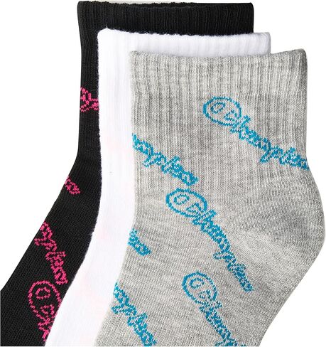 Champion Women's Hollow Script Crew Sock, 3-Pair in Saudi Arabia