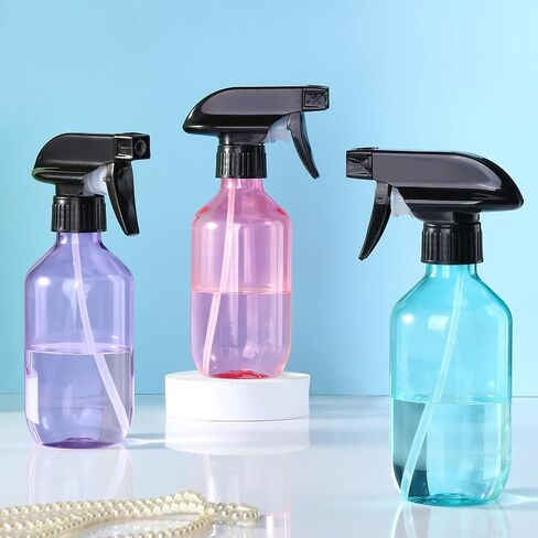 Empty Spray Bottles,10 oz Refillable Water Spray Bottle Adjustable Nozzle Mist/Stream Squirt Bottle for Hair Styling Watering Plants Cleaning Products in Saudi Arabia