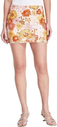 GUESS Women's Fia Floral Sequin Skirt in Saudi Arabia
