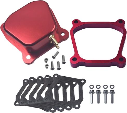 Billet Aluminum Valve Cover Spacer for Predator 212cc 196cc Non-Hemi for Coleman CT200U BT200X Mini Bike KT196 Go Kart Baja Hisun Tillotson Clone 196cc Engine fits Honda GX160 GX200 in Saudi Arabia